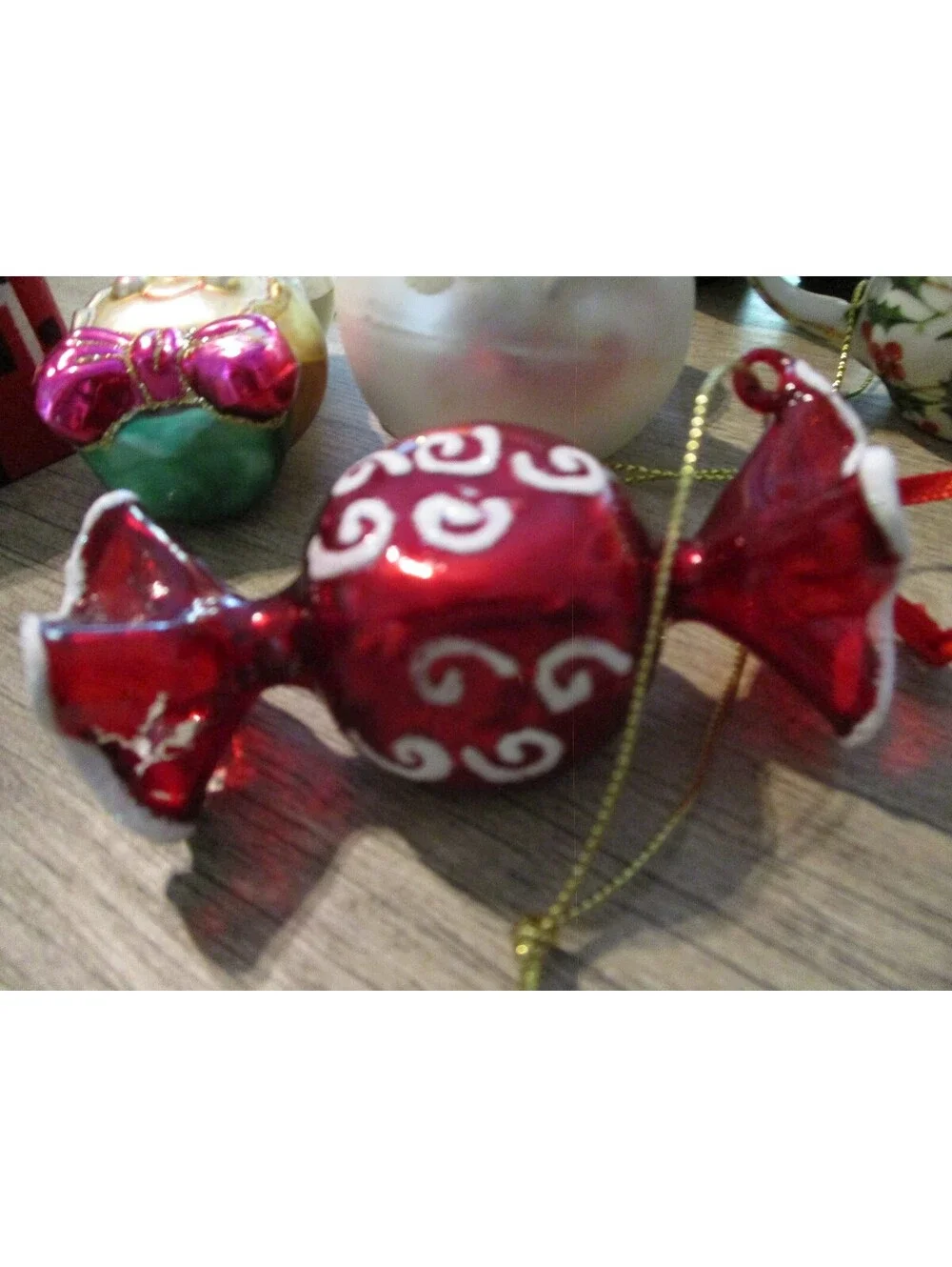 Vintage Blown Glass and Whimsical Holiday Tree Ornament Lot 8pc